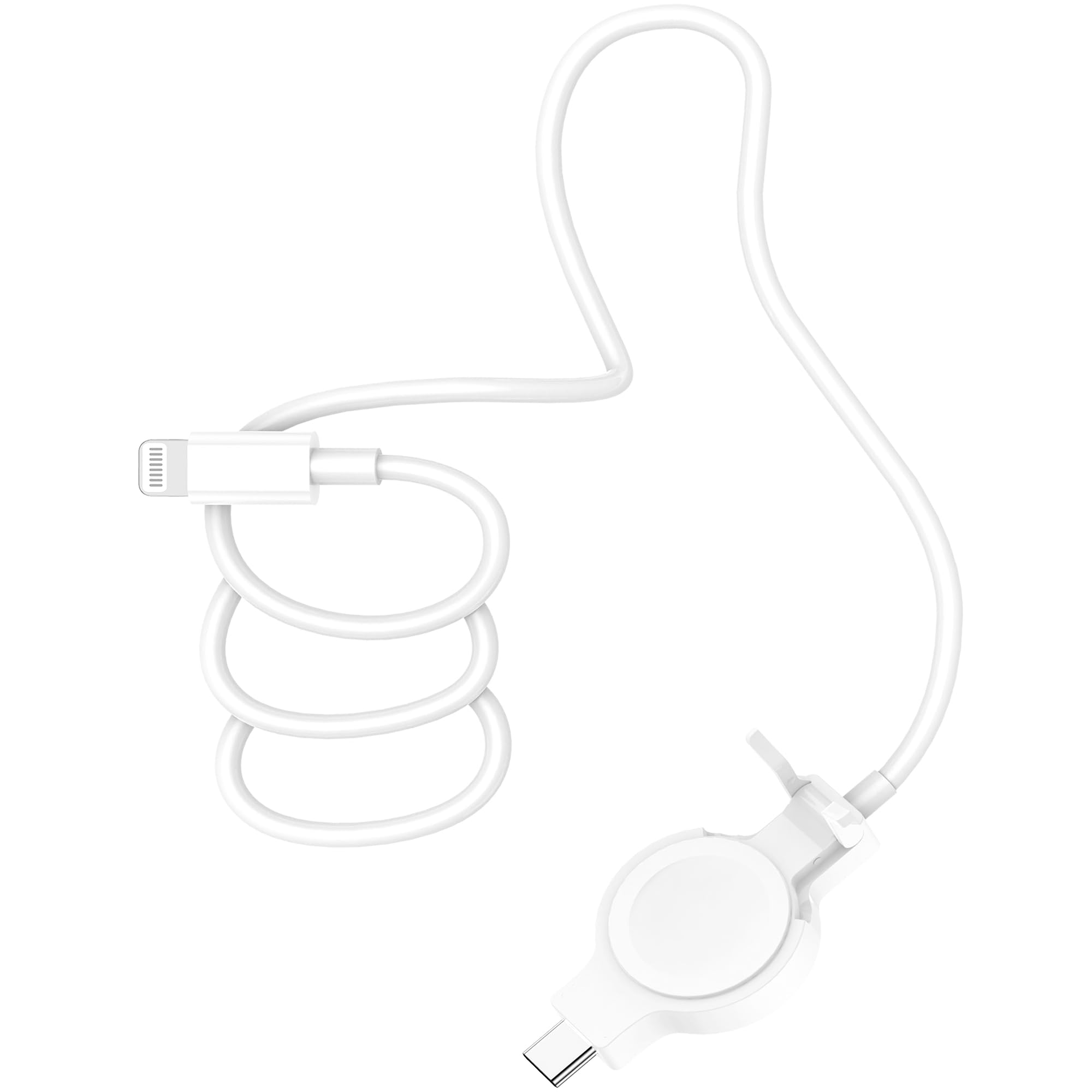 ???????????????? ???????????????????????????????? for Apple Watch Charger,2 in 1 iPhone and iWatch Wireless Magnetic Fast Charging,Long USB C to Lightning Cable 6FT for Apple Watch SE/9/8/7/6/5/4/3/2/1 and iPhone 14/13/12