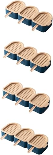 Didiseaon 4pcs Popsicle Mold Household Popsicles Maker Pop Tray Molde De Para Chocolate Wear- Ice Cream Silicone Molds Mini Cake Pans Silicone disponible en Yaxa Venezuela
