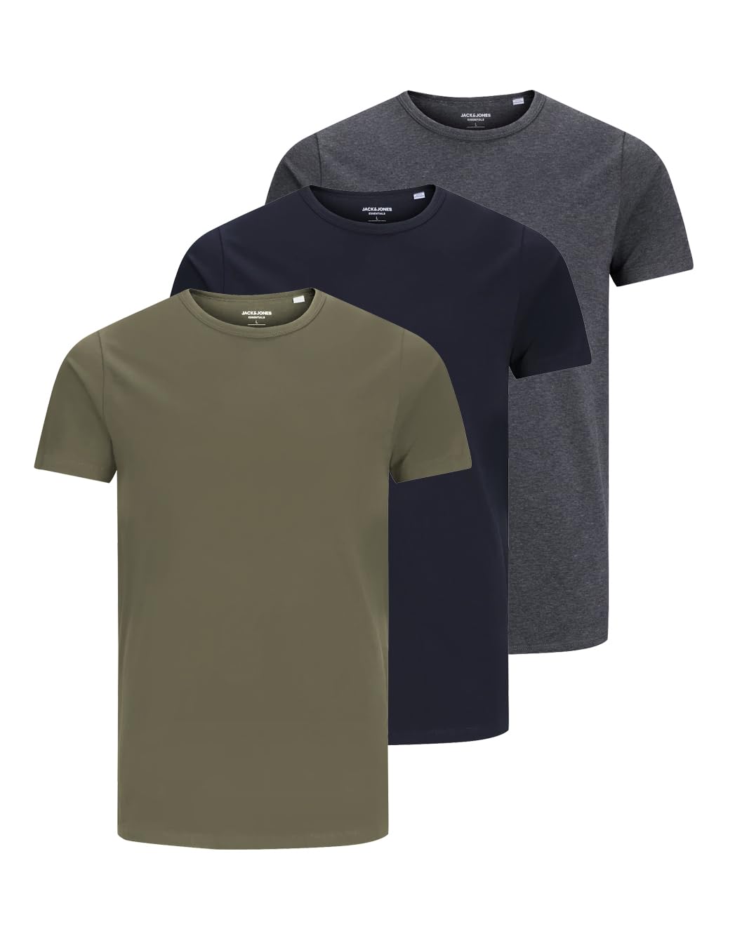 JACK & JONES Men's Jjeorganic Basic tee SS O-Neck Noos T-Shirt