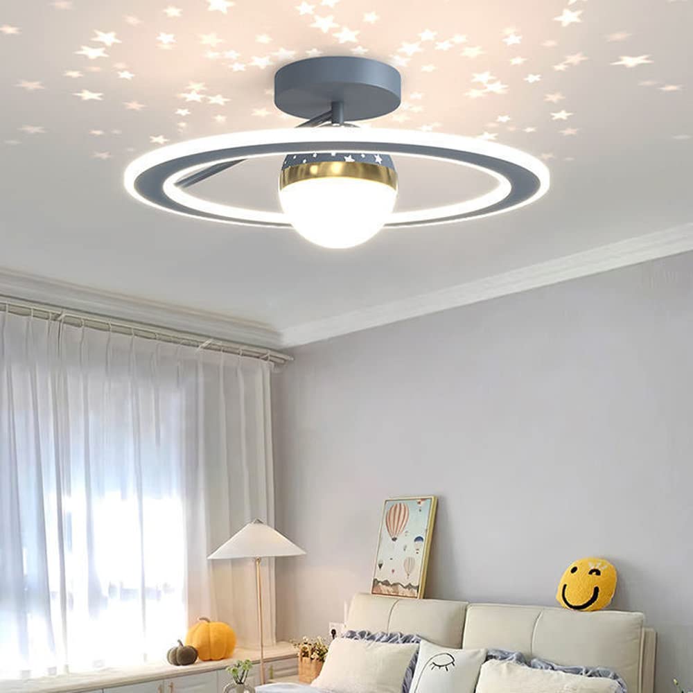 Lekka luksusowa lampa sufitowa LED do głównej sypialni 3000-6000 K Trójkolorowa regulacja zmiany światła Źródło światła Lampa sufitowa Przełącznik ścienny Wbudowany w instalację Oprawa sufitowa