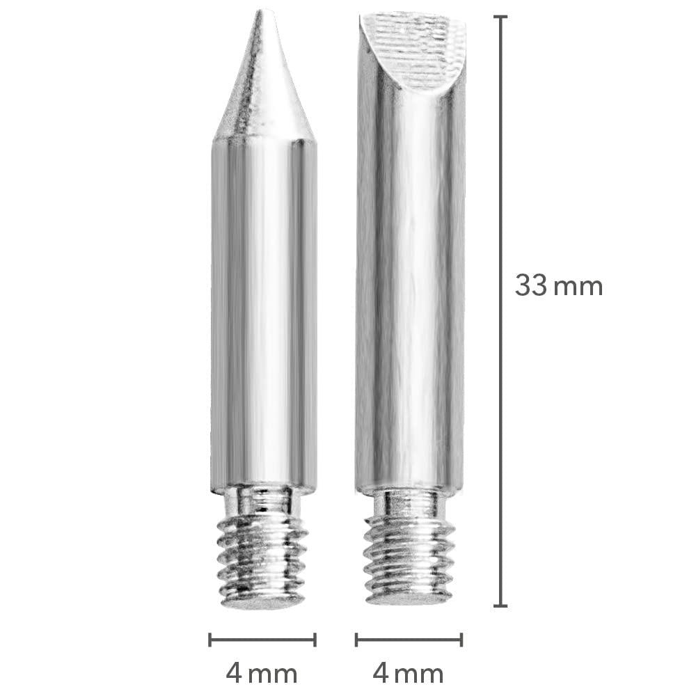 TROTEC Ersatz-Lötspitzen für Digitale Lötstation PSIS 10-230V (60 Stück)