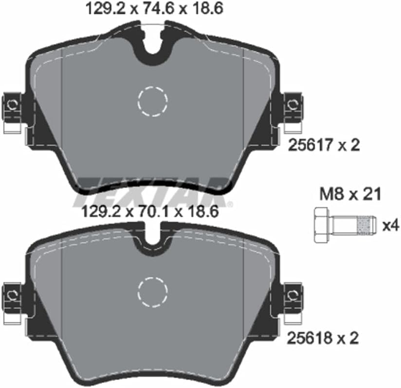 TMD Friction Services 2561701 Disc Brake Pad Set
