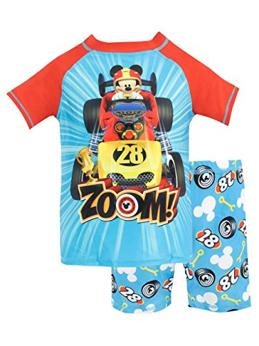 Disney Boys' Mickey and The Roadster Racers Two Piece Swim Set Multicolored Size 3-6M