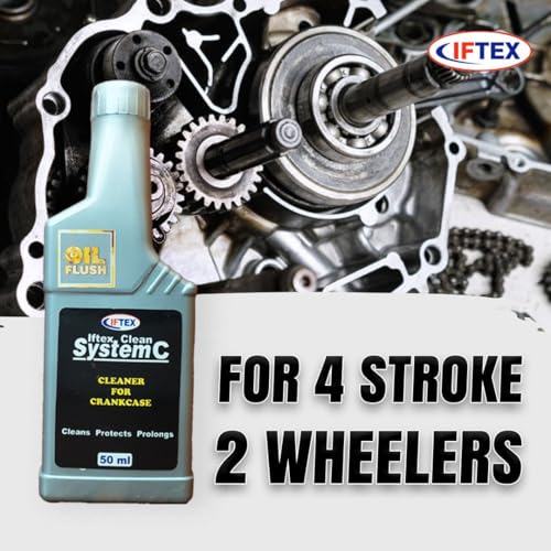 Image of Iftex Engine Oil Flush for 2 Wheelers /Oil Flush for Bike /Removes Sludge /Keeps engine clean (50 ml)