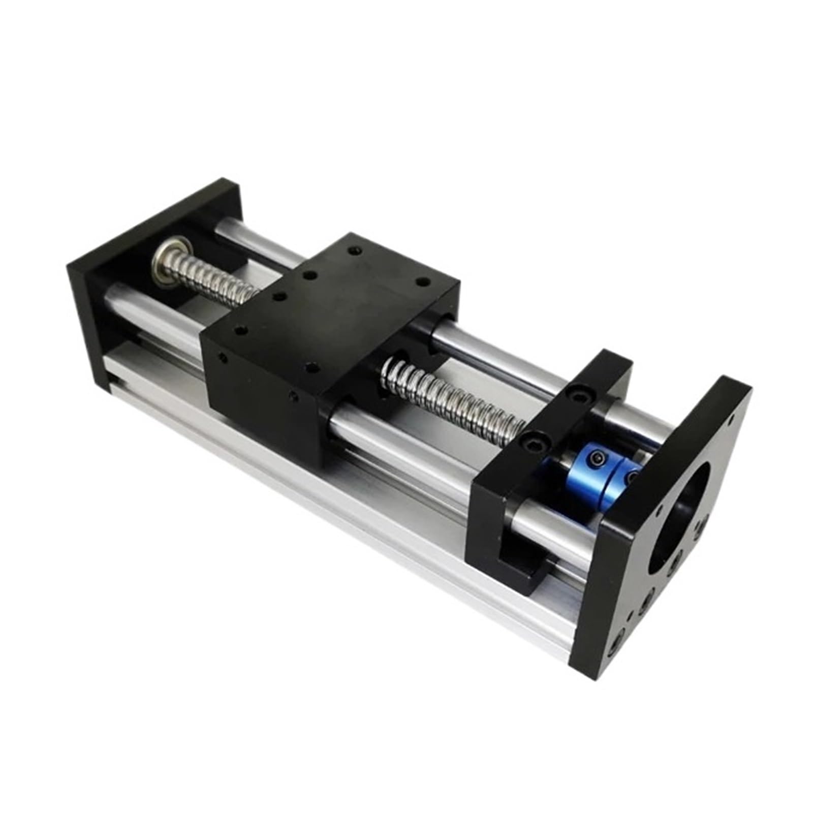 Dual Optical Axis Manual Sliding Table Rail Guide 100mm Linear Guide Stage Rail Motion Slide Table Ball Screw Actuator Module for 3D Printer Parts(SFU1605)