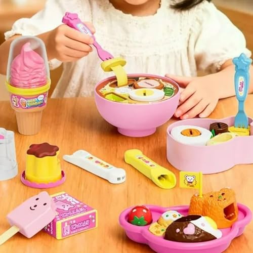 Jouets d'alimentation pudding interactif et dînette de collation pour filles - 3