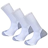 True Energy Men's Crew Socks with Infrared Thread- Circulation Help for Nurses & More