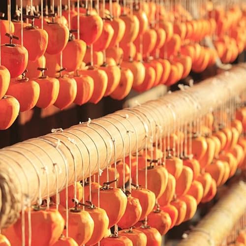 image for Nuaorgic Dried Persimmons, 500g Dried Persimmons No Sugar Added, Persi