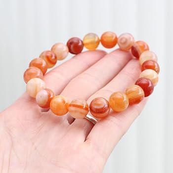 【香ページ】一眼赤天眼石天珠とマダガスカル産レッドクォーツのブレスレット Amazon | [GOLD STONE] レッドクォーツ ブレスレット 10mm