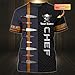 Custom Personalized 3D Chef Shirt Gifts for Lover A1