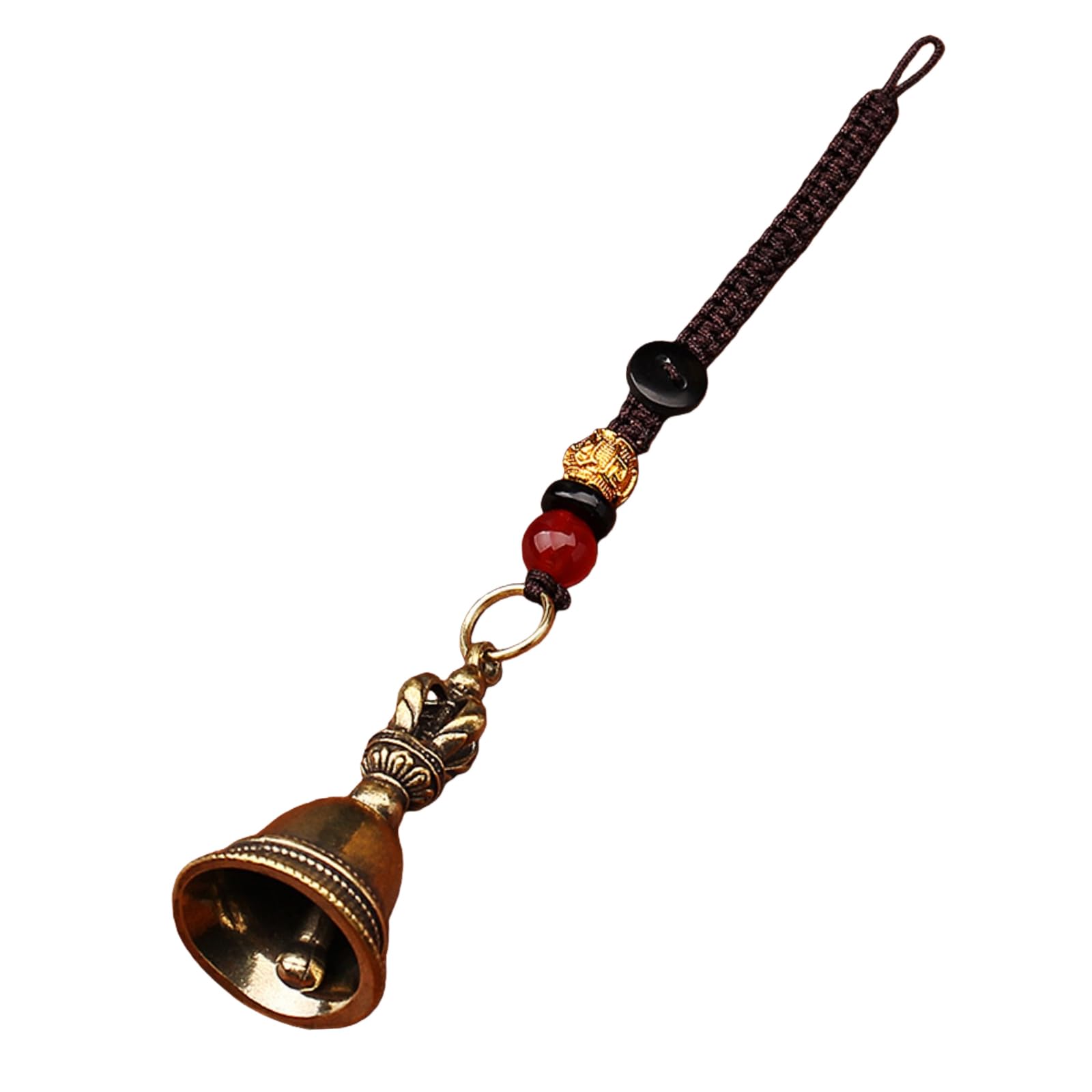 Antiqued Distressed Metal Bells Charm Multipurpose Jewelry Accessories Fengshuis Hanging Ornament Pendant Decoration Antique Bells Pendant Jewelry