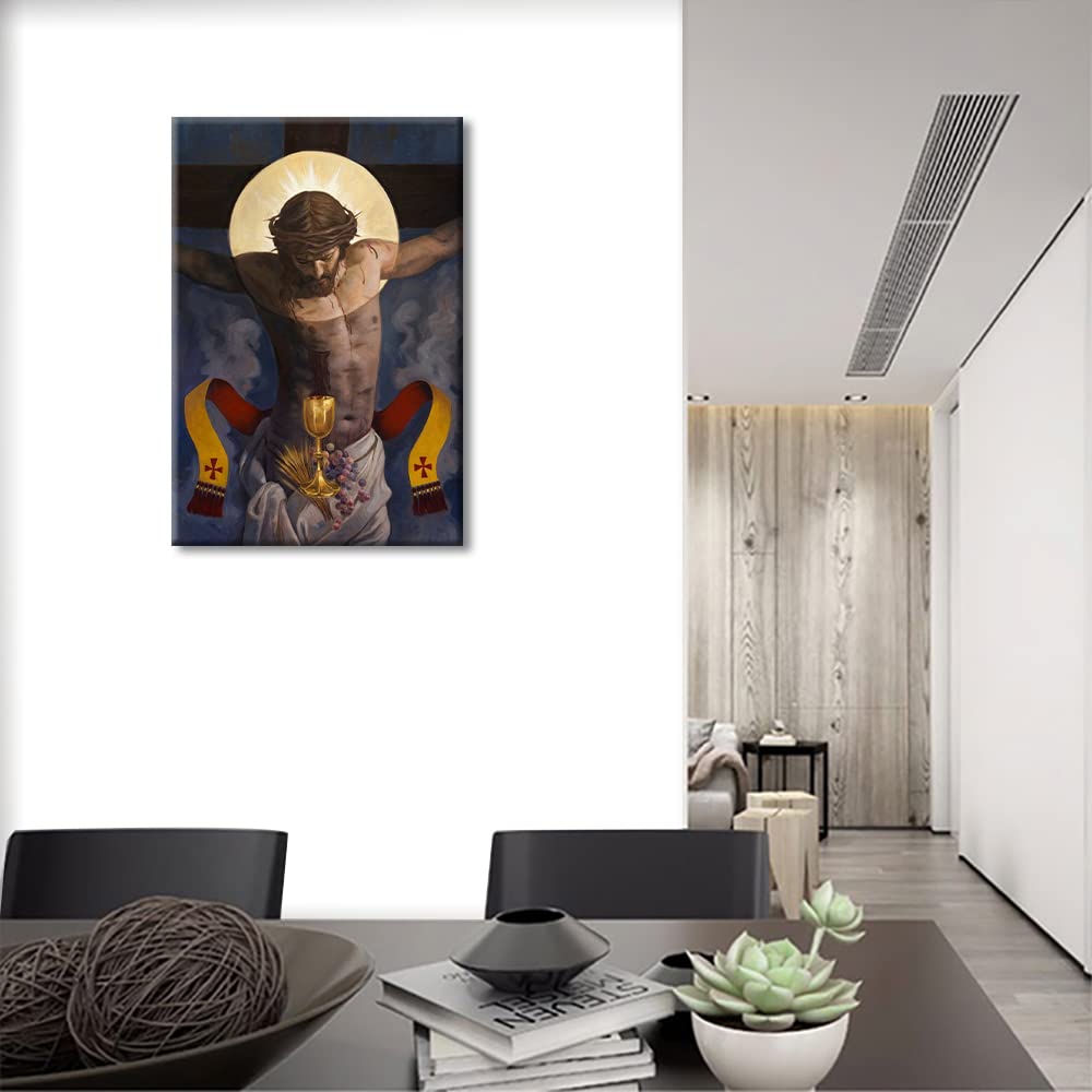 Jesus Christ Canvas Art Wall the Eucharist Established by Jesus Christ ...
