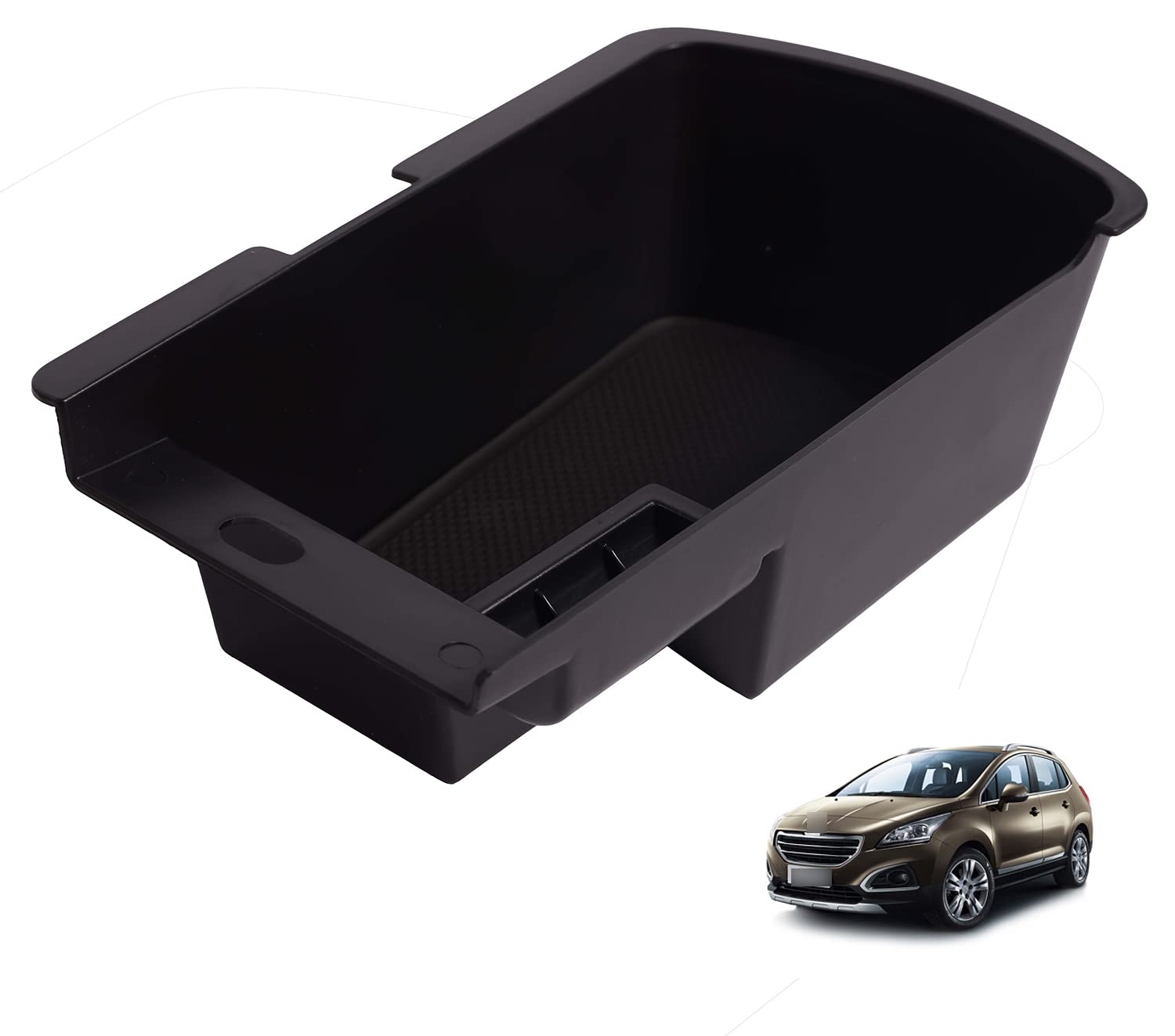 Boîte De Rangement Console Centrale Peugeot 3008 2008 (2008-2016) - Noir