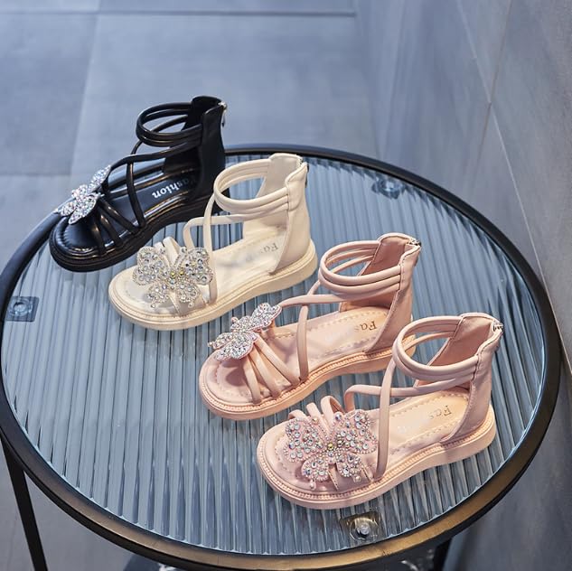 Girls Butterfly Sandals Princess Shoes Toddler Girls Dress up Shoes with Butterfly for Party Birthday Wedding4