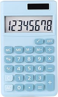Amosfun Mini Computador Calculadora Gráfica Científica Calculadora Azul Calculadora Básica Solar Função Calculadora Calculadora Calculadora Calculadoras Solares Componente Eletrônico De