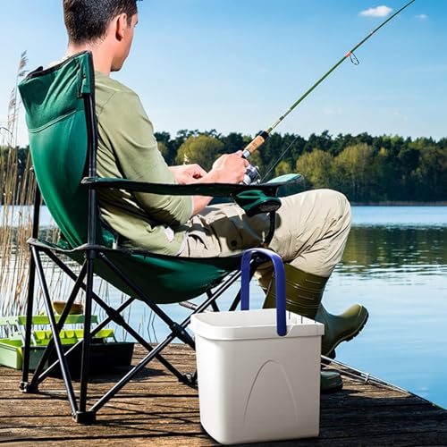 Wischmopp und Eimer mit Auswringer-Set, verstellbarer Griff, abnehmbares Wischeimer-Set | Bodenreinigungssystem, arbeitssparendes Nass-Trocken-Wischen für Zuhause und Büro – Bild 4