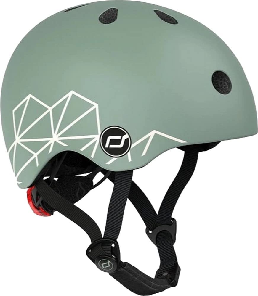 Scooter e Ride Helm XS Groen con Lijntjes