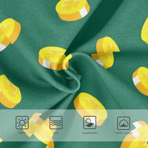 Boys' Underwear Cotton Little Boys St.patrick's Day Golden Coins Briefs Soft Toddler Underwear 2T-8Y3