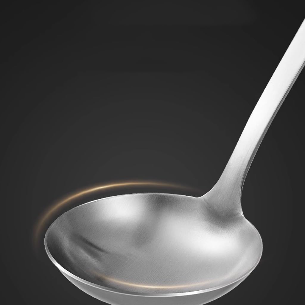 Cuchara de Sopa de Acero Inoxidable, Pala, Utensilios de Cocina antiescaldado Gruesos