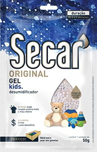 Anti Mofo Secar Original Gel 50g Caixa C/ 5 Unidades (Kids)