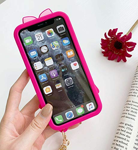 Gazeku Mirror Silicone Bumper Case With Charm Key Chain For Iphone 13 Pro Max #TOP1