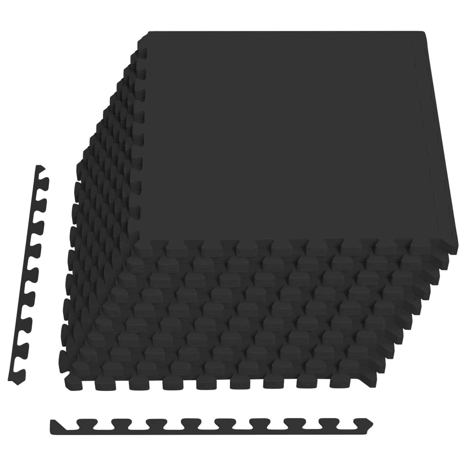 Tapis de Sol de Piscine 50 pc Noir 18 m² Mousse EVA,Bâches de piscines & Tapis de Sol,3433297