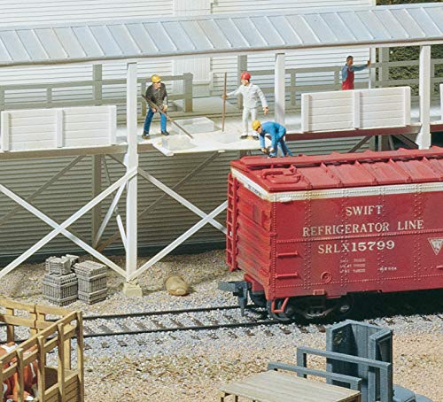 Walthers Cornerstone Series Kit HO Scale Ice House and Icing Platform,grey, 8, Multiple, 6 UK - Image 3