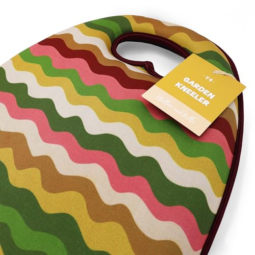 Robert Frederick Garden Kneeler - Wavy Design - Padded Memory Foam, Multicoloured - Image 2
