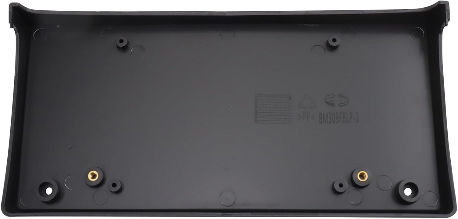 TRQ License Plate Bracket Black Compatible with 2009-2012 BMW 328i 2009-2011 335i BM1068120