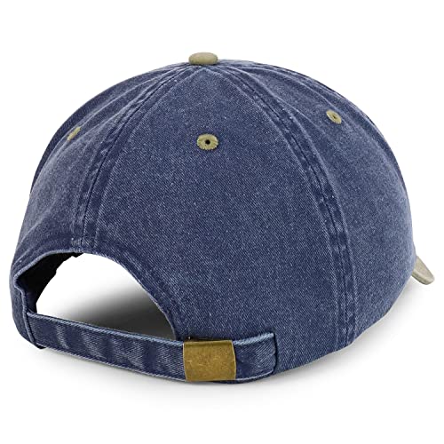 Image of Trendy Apparel Shop Oversize XXL Pigment Dyed Washed Cotton Baseball Cap
