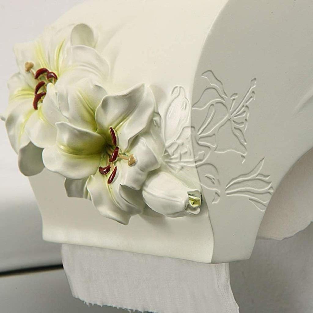 Resin Toilet Paper Holder - Toilet Roll Holder, Wall Mount Toilet Paper Holder for Bathroom ， Kitchen