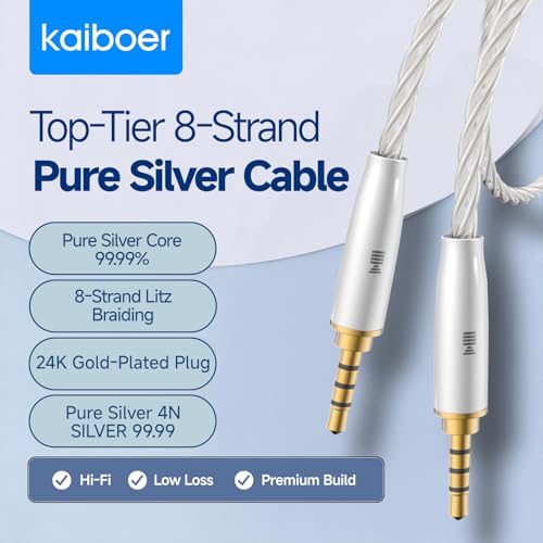 Cable de Audio 3.5mm Jack Auxiliar Hi-End 1.0 m miniatura 6