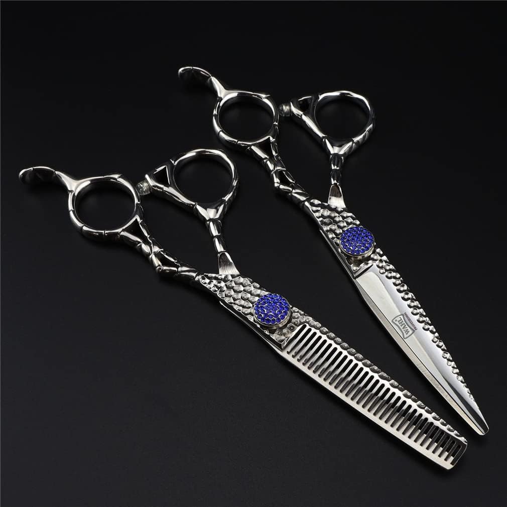 6-Inch Professional Hair Cutting Scissors Set - Salon Shears for Men Women and Hairdressers