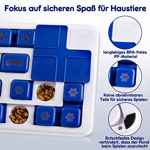 Skrtuan Hundespielzeug Intelligenz,Katzenspielzeug Intelligenz,Interaktives Hundespielzeug für Hunde,Erbrechen verhindern Intelligenzspielzeug für Hunde