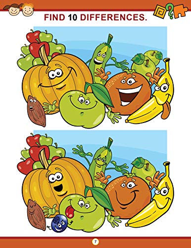 Image of My Activity - Find the Difference Activity Book | Puzzle and Brain Game Workbook for Kids Ages 2-5 | Spot the Difference, Visual Skills, Focus and Fun