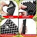 Frienda 6 Pcs 6 x 5 Inch Black Horse Scratching Pad Itch Relief for Horses and Livestock Large and Small Animal Scratch Horses, Cows, Goats, Dogs Farm Animal