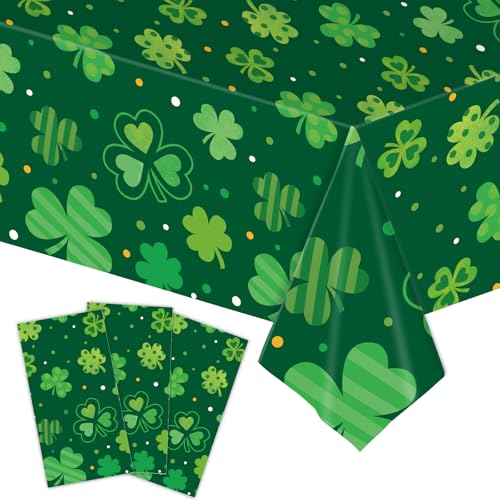 Temicle 3-Piece 54 x 108 Inch St. Patrick’s Day...