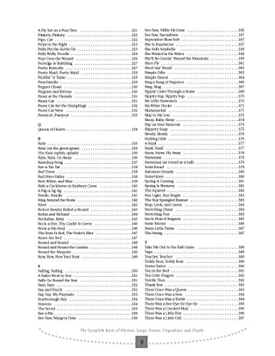 The Complete Book of Rhymes, Songs, Poems, Fingerplays, and Chants (Complete Book Series) - Image 7