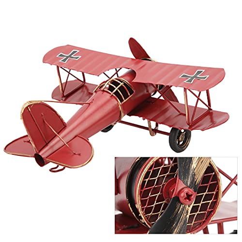 Modèle d'avion rétro BORDSTRACT rouge pour décoration de Noël intérieure - 5