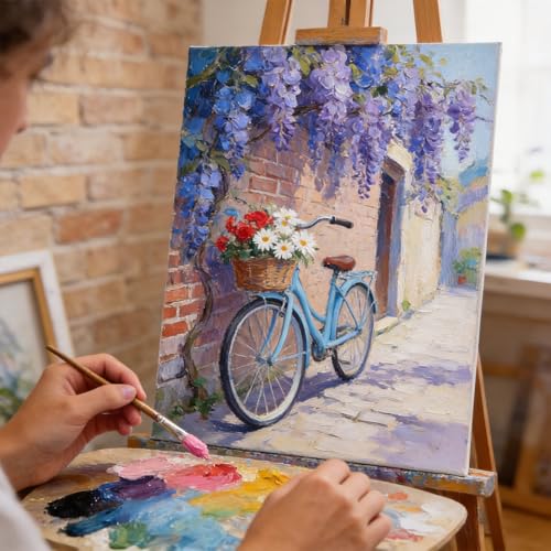 Lienzos para pintar de algodón sin ácidos pack de 30 tablas estables de 20x25 cm 6