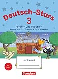 Deutsch-Stars - Allgemeine Ausgabe - 3. Schuljahr: Fördern und Inklusion - Übungsheft - Mit Lösungen