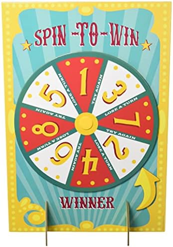 Casino Prize Wheels - Vibrant Multicolor Carnival Prize Wheel - 12.5