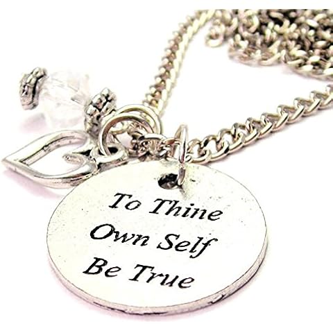 Chubby Chico Charms to Thine Own Self Be True 18" Fashion Necklace Cover