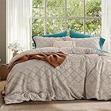 Boho Bedding: This twin duvet cover is inspired by chic boho design, and is crowned the Good Housekeeping Best Bedding Awards Winner as a Decorative Duvet Cover. Its geometric dimensional pattern and elegant textured embroidery add a touch of sophist...