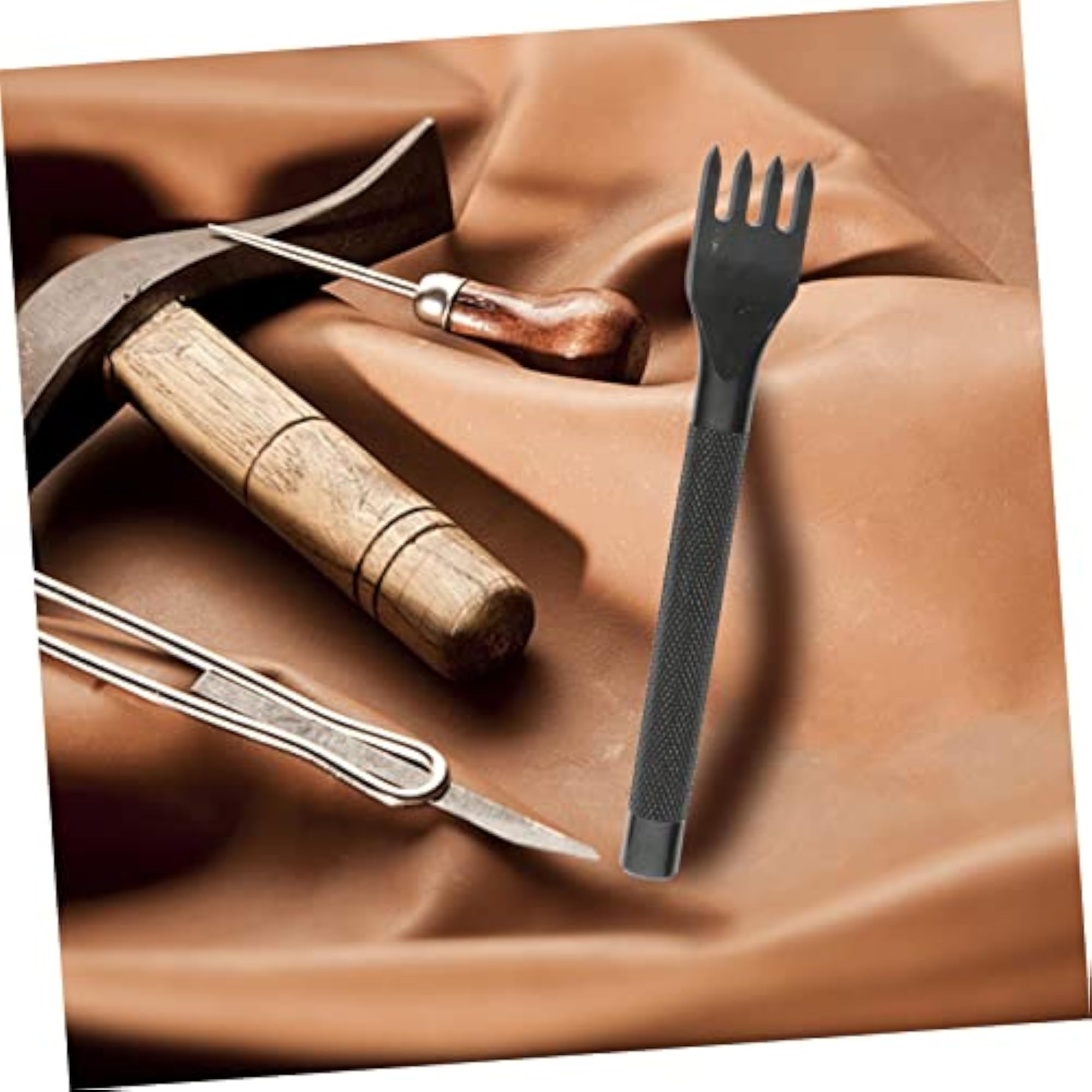 4pcs Leather Hole Punch Tools for DIY Craft Projects