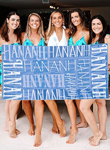 Dayofshe Personalized Name Beach Towel Blanket Accessories- Camping Travel Swim Towel For Wedding Gifts Bridal Bridesmaids Bachelorette Party Gifts #TOP3
