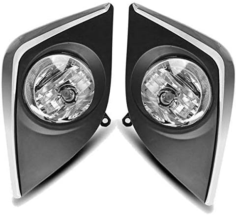 Compatible with 2014 2015 Toyota Corolla Halogen Fog light Kit w/Bezels/Wiring/Switch/Bulbs