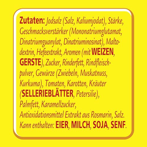 MAGGI Professional Klare Suppe mit Rind, mit Rindfleischpulver und Rinderfett, Sofort löslich, Ergiebigkeit 227,5L, 1er Pack (1 x 5kg Eimer)