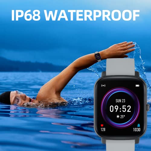 Bctemno Smart Watch(Answer/Make Call), Usb Charging Waterproof Smartwatches Fitness Watch With Heart Rate Sleep Monitor Blood Oxygen For Android Phones And Ios Phones Women Men #TOP6