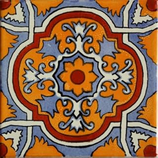 6x6 4 pcs Tecoripa Talavera Mexican Tile